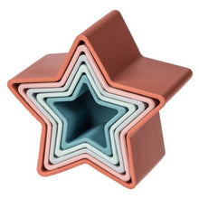 Load image into Gallery viewer, Simply Silicone Stacking Stars 9"