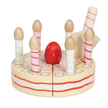 Load image into Gallery viewer, Sliceable Birthday Cake & Candles