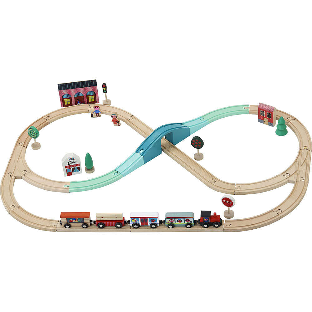 Vilac Wooden Colorful Train Canopée Vilac Wooden Colorful Train Canopée