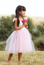 Load image into Gallery viewer, Silver Sequins Princess Dress