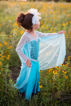 Load image into Gallery viewer, Ice Queen Dress with Cape