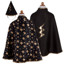 Load image into Gallery viewer, Reversible Wizard Cape & Hat