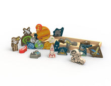 Load image into Gallery viewer, BeginAgain - Space A to Z Puzzle & Playset