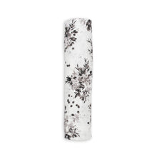 Charger l'image dans la galerie, Lulujo - Couverture et Chapeau HELLO WORLD - Floral Noir