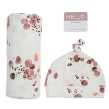 Charger l'image dans la galerie, Lulujo - Couverture et Chapeau HELLO WORLD - Eucalyptus