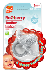 RaZberry Teether- Cookies & Cream