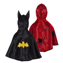 Load image into Gallery viewer, Reversible Spider/Bat Cape
