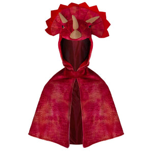 Baby Triceratops Cape - Red