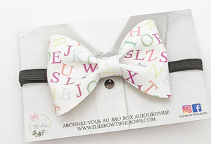 ABC sing with me - 4" Bowtie