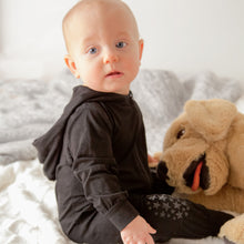 Load image into Gallery viewer, Go Little One Go - Black Romper