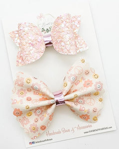 Elie's Bowtiful Bows - Pouvoir des filles 3,5" Pinces crocodiles