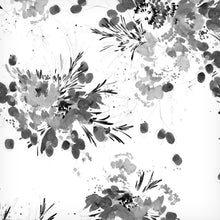 Charger l&#39;image dans la galerie, Lulujo - Couverture et Chapeau HELLO WORLD - Floral Noir