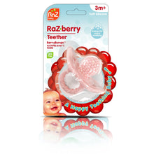 Load image into Gallery viewer, RaZberry Teether - Cotton Candy Pink