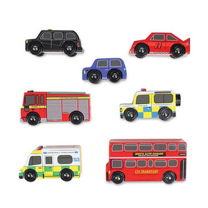 Le Toy Van - Ensemble de voitures de Londres